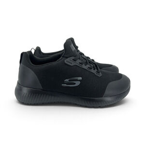 Skechers Women's US 8.5 Wide Black Athletic Shoes